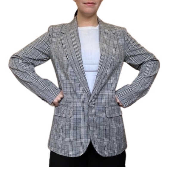 a new day Jackets & Blazers - NWT A New Day Plaid Women's Blazer, One Button Front Closure, Two Pockets.